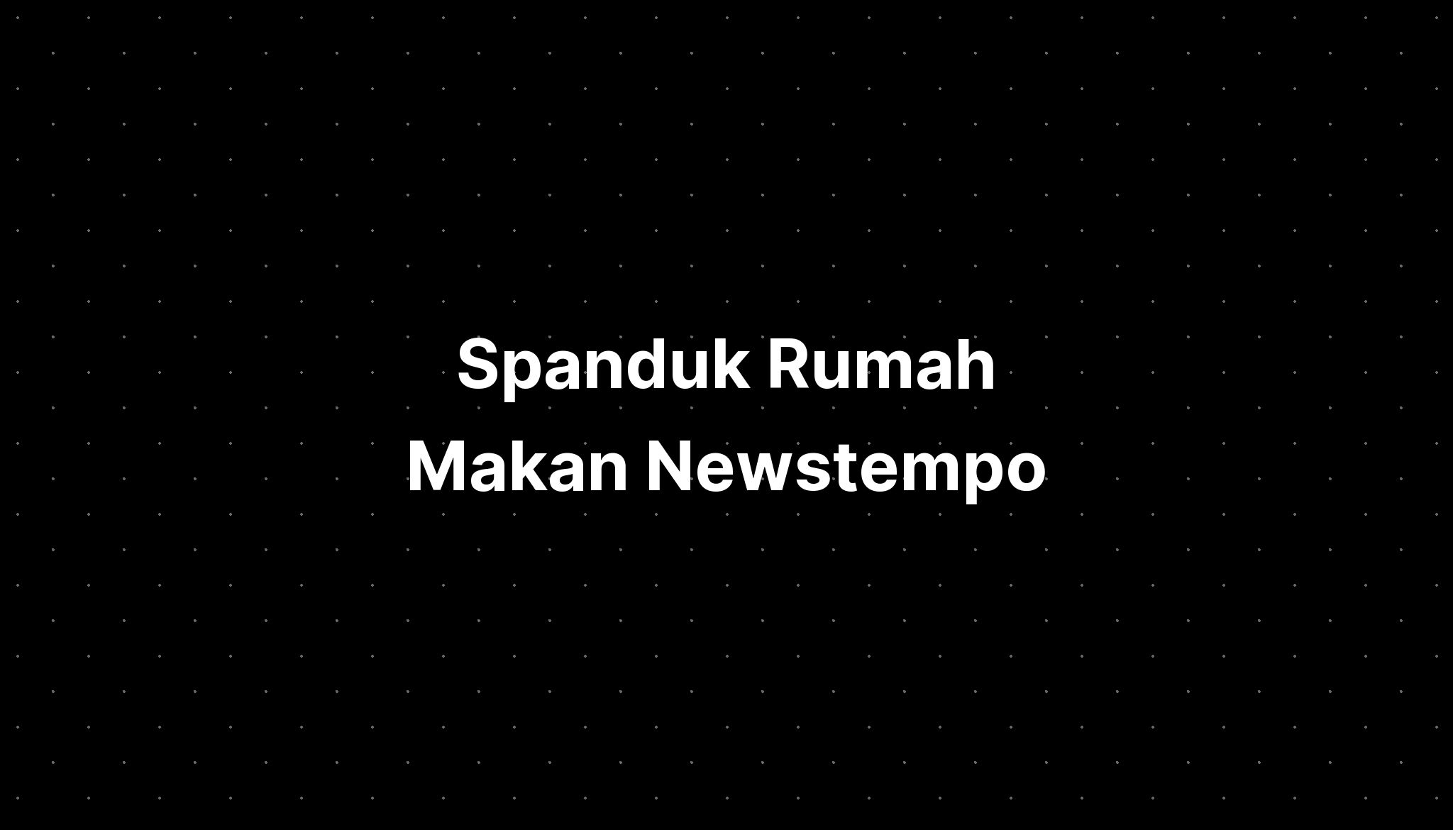 Spanduk Rumah Makan Newstempo Riset